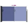 Toldo lateral retráctil azul 120x500 cm de vidaXL, Sombrillas - Ref: Foro24-4004401, Precio: 91,52 €, Descuento: %