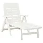 Weiße Klappliege aus Kunststoff von vidaXL, Liegen - Ref: Foro24-48754, Preis: 122,60 €, Rabatt: %