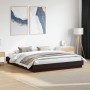 Estructura de cama madera de ingeniería negra 180x200 cm de vidaXL, Camas y somieres - Ref: Foro24-3209836, Precio: 178,49 €,...