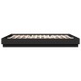 Estructura de cama madera de ingeniería negra 180x200 cm de vidaXL, Camas y somieres - Ref: Foro24-3209836, Precio: 178,49 €,...