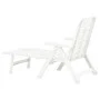 Weiße Klappliege aus Kunststoff von vidaXL, Liegen - Ref: Foro24-48754, Preis: 122,60 €, Rabatt: %