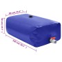 Depósito de agua plegable con grifo PVC 670 l de vidaXL, Sistemas de riego - Ref: Foro24-156327, Precio: 87,27 €, Descuento: %