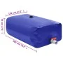 Foldable water tank with PVC tap 1500 l by vidaXL, Irrigation systems - Ref: Foro24-156331, Price: 130,39 €, Discount: %