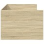 Tumbona con cajones madera ingeniería roble Sonoma 90x190 cm de vidaXL, Camas y somieres - Ref: Foro24-3280827, Precio: 175,6...