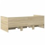Tumbona con cajones madera ingeniería roble Sonoma 90x190 cm de vidaXL, Camas y somieres - Ref: Foro24-3280827, Precio: 175,6...
