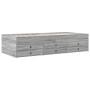 Tumbona con cajones madera ingeniería gris Sonoma 90x190 cm de vidaXL, Camas y somieres - Ref: Foro24-3280886, Precio: 211,13...