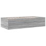 Tumbona con cajones madera ingeniería gris Sonoma 90x190 cm de vidaXL, Camas y somieres - Ref: Foro24-3280886, Precio: 211,13...