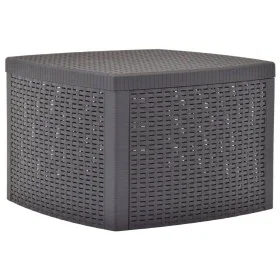 Mesa auxiliar de plástico color moca 54x54x36,5 cm de vidaXL, Mesas de jardín - Ref: Foro24-48776, Precio: 38,28 €, Descuento: %