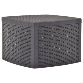 Mesa auxiliar de plástico color moca 54x54x36,5 cm de vidaXL, Mesas de jardín - Ref: Foro24-48776, Precio: 41,06 €, Descuento: %