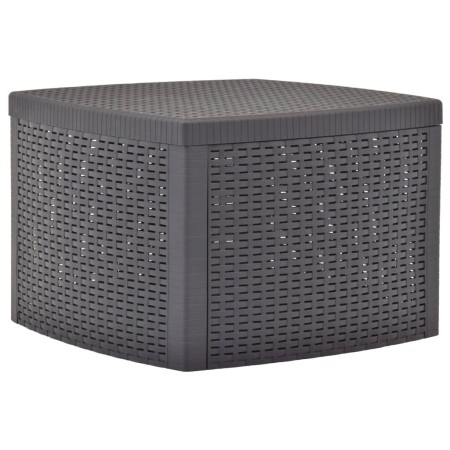 Mesa auxiliar de plástico color moca 54x54x36,5 cm de vidaXL, Mesas de jardín - Ref: Foro24-48776, Precio: 41,06 €, Descuento: %