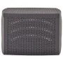Mesa auxiliar de plástico color moca 54x54x36,5 cm de vidaXL, Mesas de jardín - Ref: Foro24-48776, Precio: 38,28 €, Descuento: %