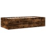 Tumbona con cajones madera ingeniería roble ahumado 100x200 cm de vidaXL, Camas y somieres - Ref: Foro24-3280871, Precio: 213...