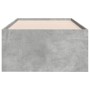 Tumbona con cajones madera ingeniería gris hormigón 90x190 cm de vidaXL, Camas y somieres - Ref: Foro24-3280884, Precio: 204,...