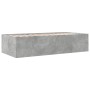 Tumbona con cajones madera ingeniería gris hormigón 90x190 cm de vidaXL, Camas y somieres - Ref: Foro24-3280884, Precio: 204,...