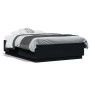 Estructura de cama madera de ingeniería negra 120x190 cm de vidaXL, Camas y somieres - Ref: Foro24-3209745, Precio: 143,57 €,...