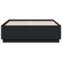 Estructura de cama madera de ingeniería negra 120x190 cm de vidaXL, Camas y somieres - Ref: Foro24-3209745, Precio: 143,57 €,...