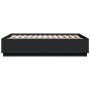 Estructura de cama madera de ingeniería negra 120x190 cm de vidaXL, Camas y somieres - Ref: Foro24-3209745, Precio: 143,57 €,...