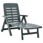 Tumbona plegable de plástico verde by vidaXL, Loungers - Ref: Foro24-48755, Price: 131,91 €, Discount: %