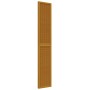 Biombo separador de 3 paneles madera maciza paulownia marrón de vidaXL, Divisores de ambientes - Ref: Foro24-358816, Precio: ...