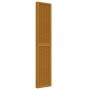Biombo separador de 5 paneles madera maciza paulownia marrón de vidaXL, Divisores de ambientes - Ref: Foro24-358823, Precio: ...