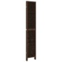 Biombo separador de 4 paneles madera paulownia marrón oscuro de vidaXL, Divisores de ambientes - Ref: Foro24-358660, Precio: ...