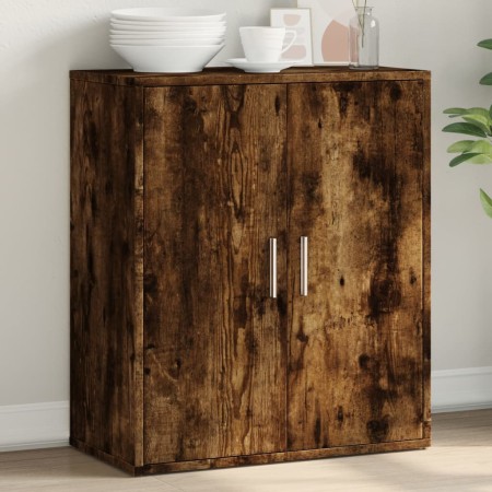 Aparador de madera de ingeniería roble ahumado 60x31x70 cm de vidaXL, Aparadores - Ref: Foro24-840461, Precio: 61,25 €, Descu...
