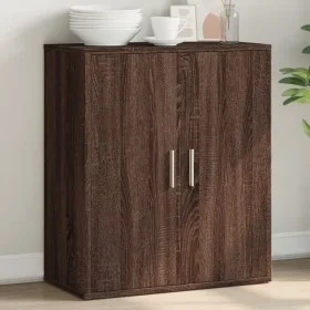 Aparador de madera de ingeniería marrón roble 60x31x70 cm de vidaXL, Aparadores - Ref: Foro24-840463, Precio: 62,22 €, Descue...