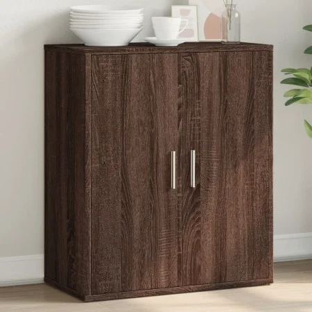 Aparador de madera de ingeniería marrón roble 60x31x70 cm de vidaXL, Aparadores - Ref: Foro24-840463, Precio: 62,22 €, Descue...