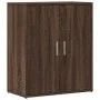 Aparador de madera de ingeniería marrón roble 60x31x70 cm de vidaXL, Aparadores - Ref: Foro24-840463, Precio: 62,22 €, Descue...