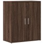Aparador de madera de ingeniería marrón roble 60x31x70 cm de vidaXL, Aparadores - Ref: Foro24-840463, Precio: 63,17 €, Descue...