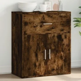 Smoked oak engineered wood sideboard 60x31x70 cm by vidaXL, Sideboards - Ref: Foro24-840468, Price: 65,98 €, Discount: %