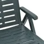 Tumbona plegable de plástico verde by vidaXL, Loungers - Ref: Foro24-48755, Price: 131,91 €, Discount: %