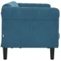 3-Sitzer-Sofa aus blauem Samt von vidaXL, Sofas - Ref: Foro24-372593, Preis: 278,19 €, Rabatt: %