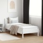 Estructura de cama madera maciza de pino blanco 100x200 cm de vidaXL, Camas y somieres - Ref: Foro24-844734, Precio: 98,91 €,...