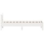 Estructura de cama madera maciza de pino blanco 100x200 cm de vidaXL, Camas y somieres - Ref: Foro24-844734, Precio: 98,91 €,...