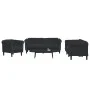 3-piece black velvet sofa set by vidaXL, Sofas - Ref: Foro24-3209214, Price: 679,14 €, Discount: %