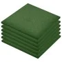 Fall protection rubber tiles 6 units green 50x50x3cm by vidaXL, Floors and carpets - Ref: Foro24-92321, Price: 92,64 €, Disco...