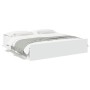 Estructura cama con cajones madera ingeniería blanca 180x200 cm de vidaXL, Camas y somieres - Ref: Foro24-3280272, Precio: 16...