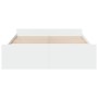 Estructura cama con cajones madera ingeniería blanca 160x200 cm de vidaXL, Camas y somieres - Ref: Foro24-3280279, Precio: 15...