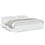 Estructura cama con cajones madera ingeniería blanca 180x200 cm de vidaXL, Camas y somieres - Ref: Foro24-3280363, Precio: 20...