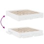 Estructura cama con cajones madera ingeniería blanca 180x200 cm de vidaXL, Camas y somieres - Ref: Foro24-3280363, Precio: 20...