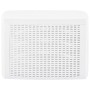 Mesa auxiliar de plástico blanco 54x54x36,5 cm de vidaXL, Mesas de jardín - Ref: Foro24-48774, Precio: 56,65 €, Descuento: %