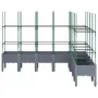 Jardinera con enrejado PP gris 200x160x142,5 cm de vidaXL, Maceteros y jardineras - Ref: Foro24-367971, Precio: 127,96 €, Des...