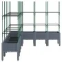 Jardinera con enrejado PP gris 200x160x142,5 cm de vidaXL, Maceteros y jardineras - Ref: Foro24-367971, Precio: 127,96 €, Des...