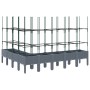 Jardinera con enrejado PP gris 200x160x142,5 cm de vidaXL, Maceteros y jardineras - Ref: Foro24-367971, Precio: 160,70 €, Des...