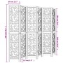 Biombo separador de 6 paneles madera maciza paulownia marrón de vidaXL, Divisores de ambientes - Ref: Foro24-358875, Precio: ...