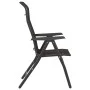 Sillas de jardín plegables 2 uds ratán sintético negro café de vidaXL, Sillas de jardín - Ref: Foro24-4007139, Precio: 128,77...