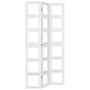 Biombo separador de 3 paneles madera maciza Paulownia blanco de vidaXL, Divisores de ambientes - Ref: Foro24-358688, Precio: ...