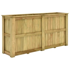 Arriate de madera de pino impregnada 196x50x100 cm de vidaXL, Maceteros y jardineras - Ref: Foro24-49099, Precio: 421,79 €, D...