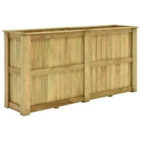 Arriate de madera de pino impregnada 196x50x100 cm de vidaXL, Maceteros y jardineras - Ref: Foro24-49099, Precio: 413,97 €, D...